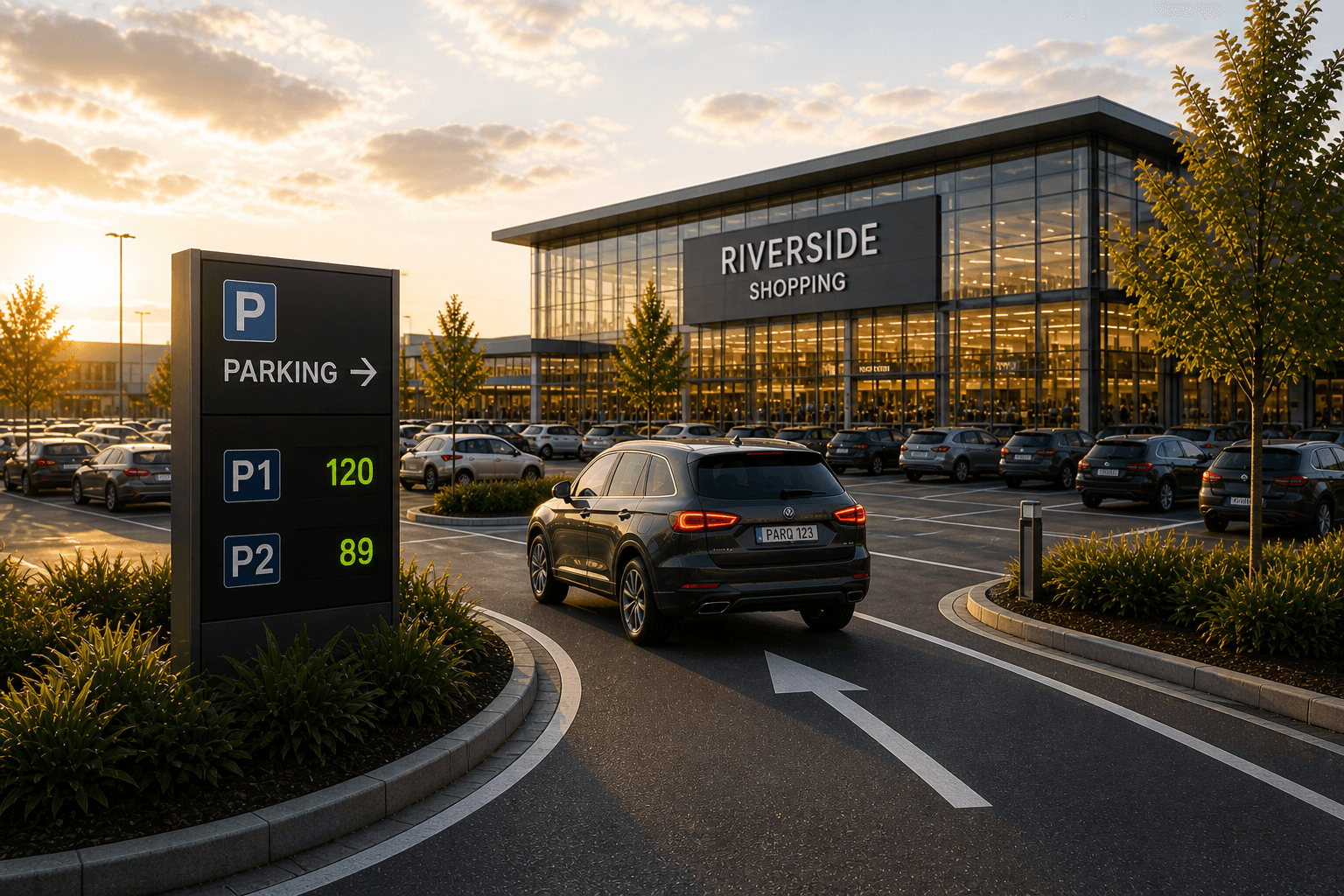 Shopping Centres parking managed by PARQ