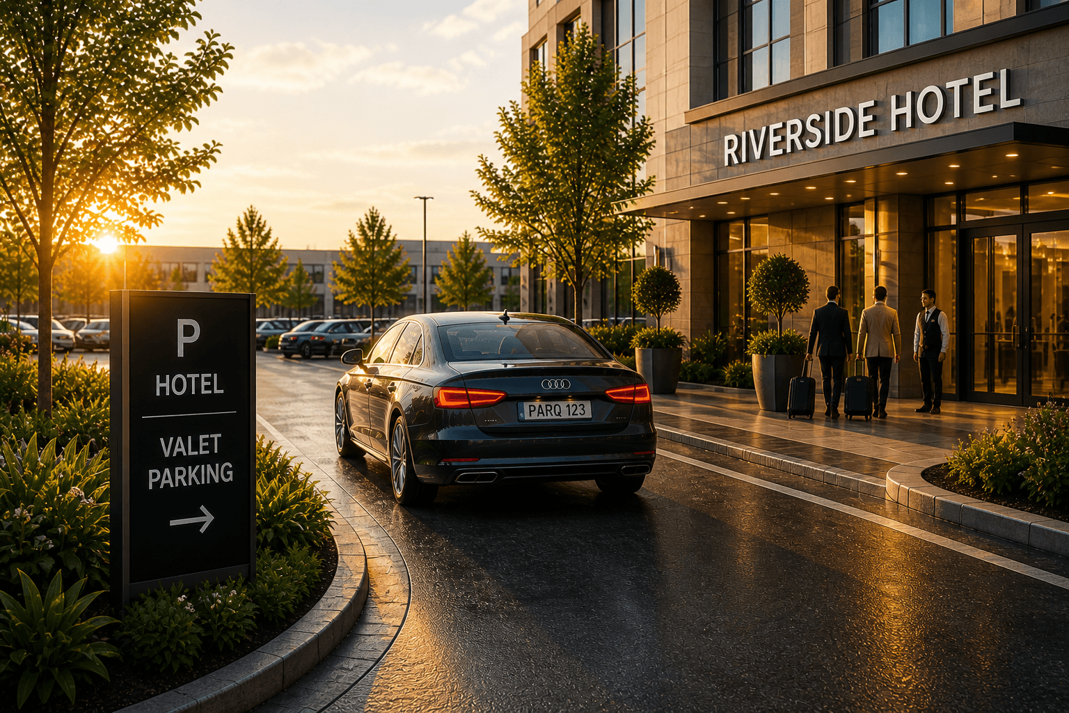 Hotels parking managed by PARQ
